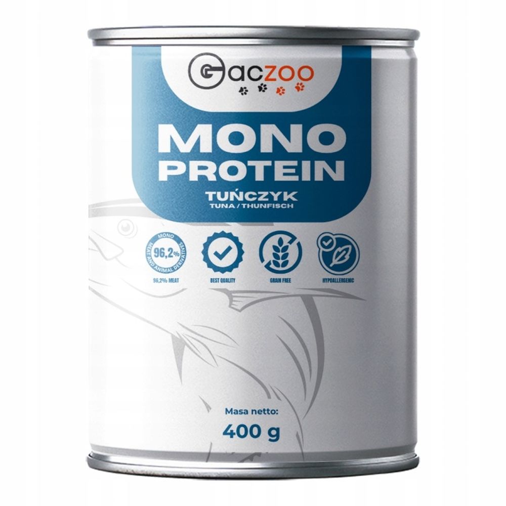 Gaczoo MONO Protein karma mokra dla psa Tuńczyk